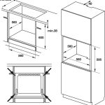(65L) Lò nướng HAFELE HO-KT60A9 535.02.611 (900 Series, Gia nhiệt đối lưu)