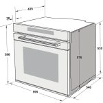 (72L) Lò nướng-hấp HAFELE HSO-8T72A 538.61.461 (800 Series. Gia nhiệt đối lưu)