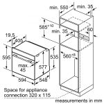 Lò nướng BOSCH Series 8 HBG635BB1 (4D Hotair)