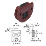 (IF, 10kg) Cửa trượt thẳng HAFELE 494.00.140 Slido Classic 10 IF (lọt lòng)