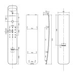 (120mm,FaceID) Khoá điện tử HAFELE PP9100 912.20.697 (màu đen)