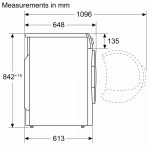 (9kg) Máy sấy BOSCH Series 6 WQG24200SG (Heat pumb)
