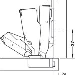 Bản lề Metalla SM 165 độ HAFELE 315.28.750 (đen)