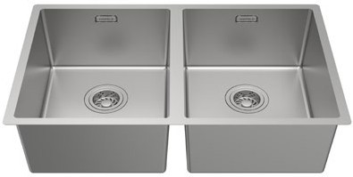 (75cm) Chậu bếp HAFELE inox304 2 hố 567.24.427 (Satin)