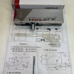 Kẹp kính trên khung inox bóng, HAFELE 981.00.651