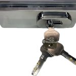 Khóa kẹp chân kính inox bóng, HAFELE 981.00.660