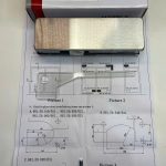 Kẹp kính trên inox mờ, HAFELE 981.50.020