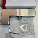 Kẹp kính trên chữ L inox mờ, HAFELE 981.50.040