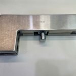 Kẹp kính trên chữ L inox mờ, HAFELE 981.50.040
