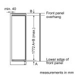 Tủ lạnh âm tủ 212L, BOSCH Series 6 GIN81ACE0 (Inox)