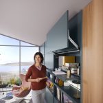 (H58, HL top) Bộ tay nâng cánh đơn BLUM HL top