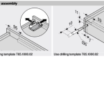 (Nhấn mở) Ray âm mở ¾, 30kg, BLUM TANDEM TIP-ON 550F*T (300-500mm)