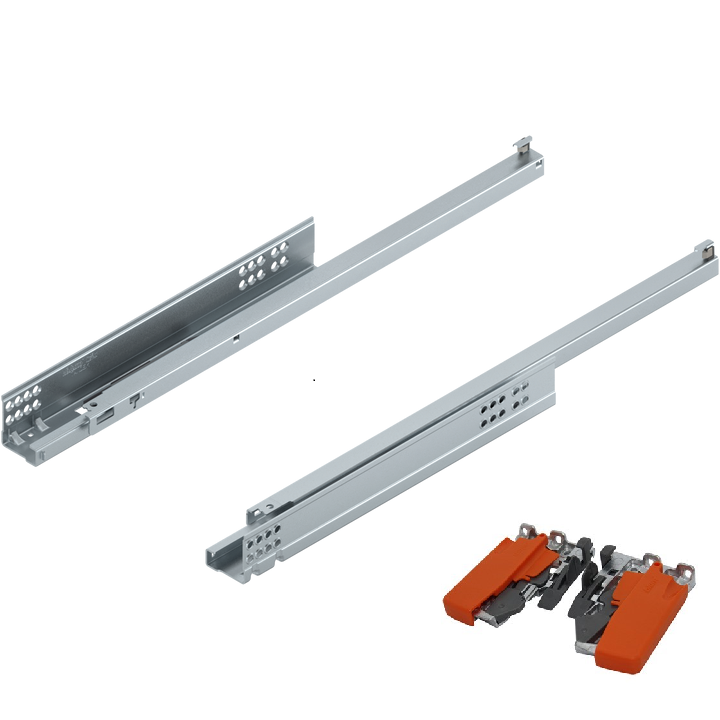 (Giảm chấn) Ray âm mở ¾, 30kg, BLUM TANDEM 550F*B (270-550mm)