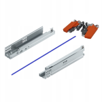 (Nhấn mở) Ray âm mở ¾, 30kg, BLUM TANDEM TIP-ON 550F*T (300-500mm)
