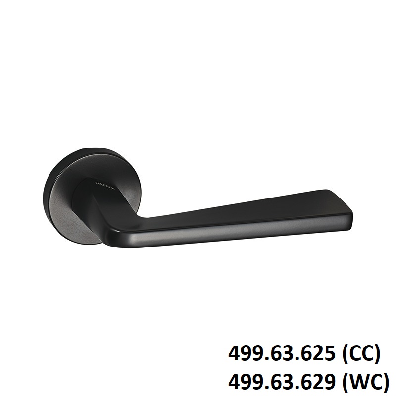 (SET D) Bộ tay nắm gạt HAFELE 499.63.625 499.63.629 (Đen mờ)