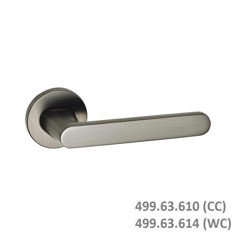 (SET B) Bộ tay nắm gạt HAFELE 499.63.610 499.63.614 (Xám ghi)