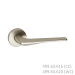 (SET C) Bộ tay nắm gạt HAFELE 499.63.616 499.63.620 (Nickel mờ)
