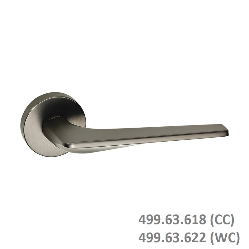 (SET C) Bộ tay nắm gạt HAFELE 499.63.618 499.63.622 (Xám ghi)