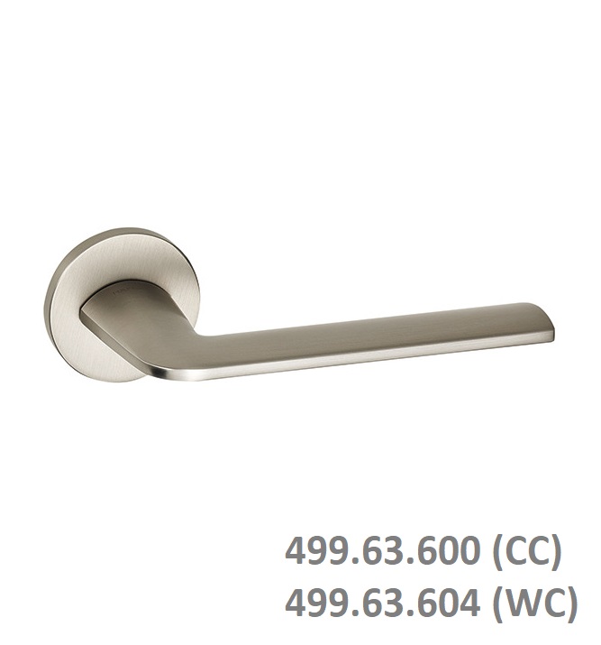 (SET A) Bộ tay nắm gạt HAFELE 499.63.600 499.63.604 (Nickel mờ)