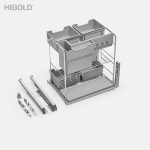 (300-450mm ) Giá dao thớt chai lọ HiGold inox304 (Martin)
