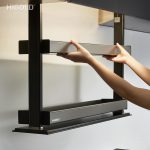 (600-900mm) Giá gia vị nâng hạ điện HiGold, nhôm hộp (Star move)