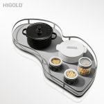 (420mm) Giá góc hình lá HiGold Diamond, mạ Chrome (Trái, Phải)