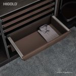 Ngăn kéo thấp đựng quần áo, HiGold Series BV 2.0 (Nâu)