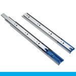 (Giảm chấn, màu sáng) Ray bi HiGold giảm chấn, mở toàn phần (250-500mm)