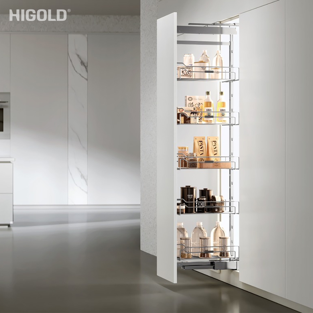 (Rút) Tủ kho 400mm, nan tròn inox304 HiGold Series Platinum