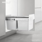 (40cm) Thùng rác HiGold 2 ngăn 307013 (30L)