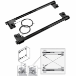 (H1500mm, 16kg) Cửa trượt xoay HAFELE Pivot Slido F-Park71 16B (1 cánh)