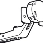 Bản lề nối cánh giữa Blum 134 độ Clip-top 78Z5500T – 6796673 (kèm đế)