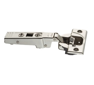 Bản lề Blum thẳng giảm chấn gỗ dày 71B9550-9349303 (kèm đế)