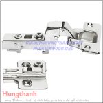 Bản lề cong nhiều giảm chấn Hafele Metalla SM 315.11.752 (kèm đế)