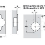 Bản lề thẳng không giảm chấn Hafele Metalla A 165 độ 311.93.500 (kèm đế)