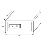 Két sắt vân tay mini Hafele SB-900 836.28.390