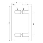 Tay nắm đẩy Hafele inox 903.01.803
