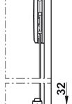Tay nâng cánh đôi xếp Free Fold Hafele 493.05.732