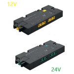 (12/24V, 6 cổng, 1 công tắc, BTB) Bộ chia điện áp HAFELE Loox5 IP20 (Box to box)