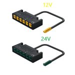 (12/24V, 6 cổng, 0 công tắc) Bộ chia điện áp HAFELE Loox5 IP20
