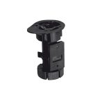 Bộ 4 chân nhựa đen Hafele 100mm 637.15.012