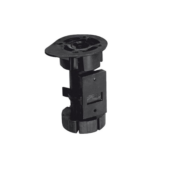 Bộ 4 chân nhựa đen Hafele 100mm 637.15.012