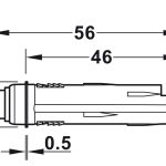 Cảm biến chuyển động Hafele-Loox Modular 833.89.129 (kèm dây nối nguồn 833.89.142)