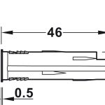 Cảm biến tắt mở chỉnh độ sáng Led Hafele-Loox Modular 833.89.126 (kèm dây nối nguồn 833.89.142)
