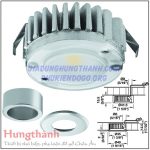 Đèn Led tròn gắn âm 2040 màu trắng ấm Modular Hafele-Loox 833.72.371 (kèm nắp âm 833.72.145 và dây nối 833.72.882)