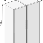 Tủ rượu kết hợp ngăn lạnh MIELE độc lập, KWNS 4784 DE (303L, 44 chai)