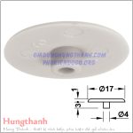 Nắp đậy cho ốc cam minifix 15 Hafele màu trắng 262.24.751