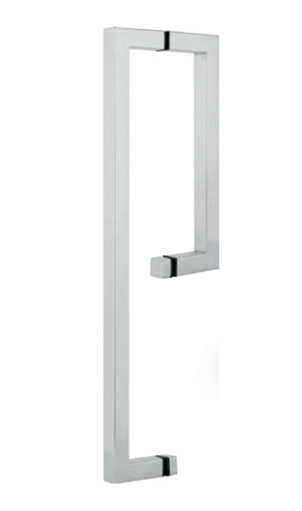 Tay nắm vuông cho cửa cabin tắm Hafele inox bóng 903.02.250
