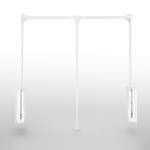 (550-1270mm) Tay nâng móc áo HAFELE, màu trắng (White)
