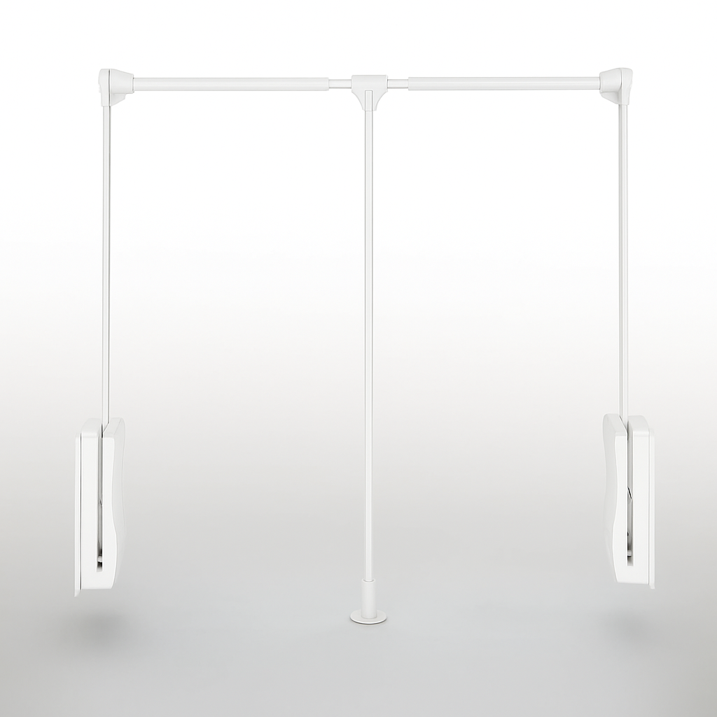 (550-1270mm) Tay nâng móc áo HAFELE, màu trắng (White)